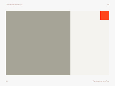 The information Age #4 app clean fashion landing minimal page splash ui ux web website