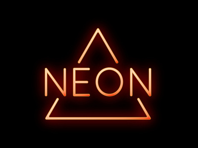 Neon Glow Logo Design