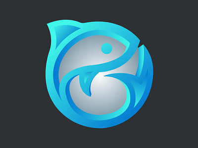 3D Fish Logo Design