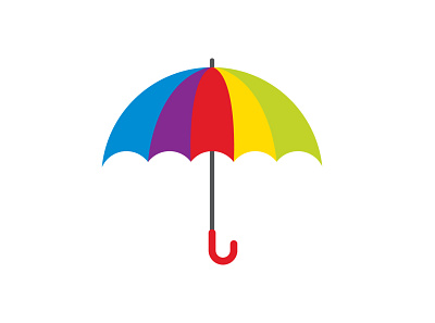 Umbrella Design branding clean design graphic design illustration logo vector