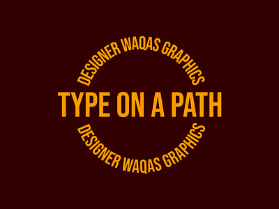 Type On A Path Text Style