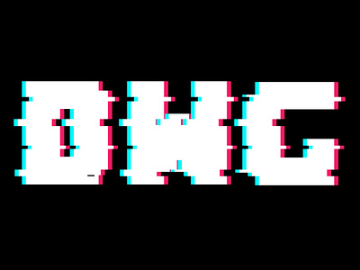 Glitch Text Effect Design