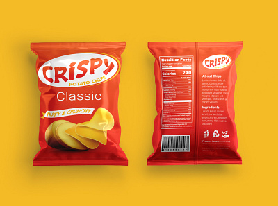 Chips Packaging Design branding clean design graphic design illustration logo vector