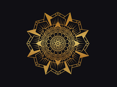Mandala Art Design branding clean design graphic design illustration logo vector