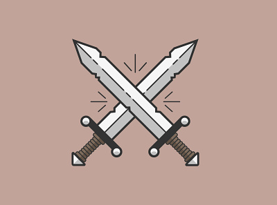 Sword Design branding clean design graphic design illustration logo vector