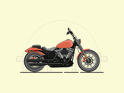 Motorbike Vector Illustration Design