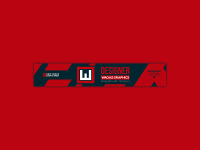 Youtube Banner Art Design branding clean design graphic design illustration vector