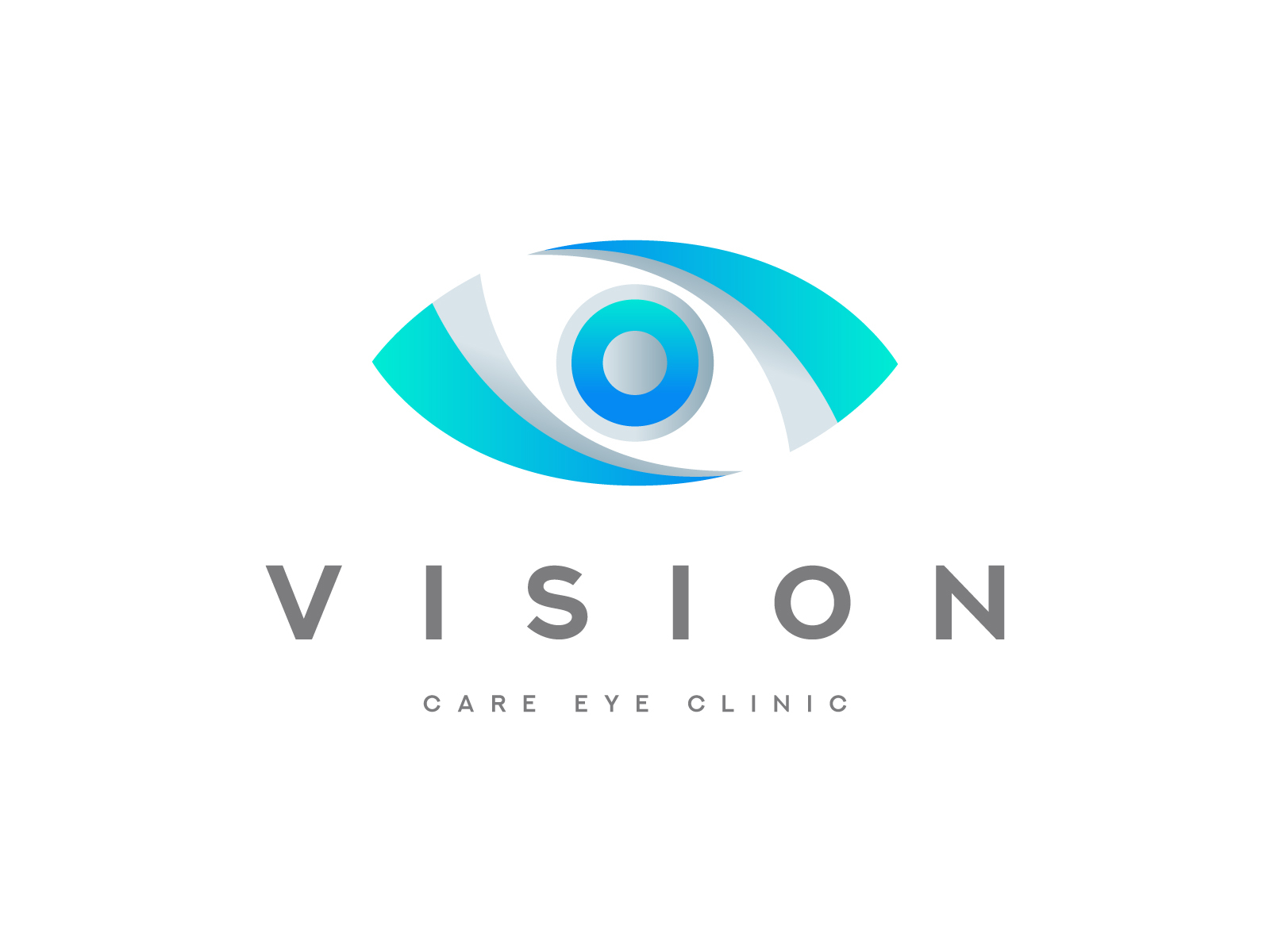 Vision Care Eye Clinic Logo By Designer Waqas Graphics On Dribbble