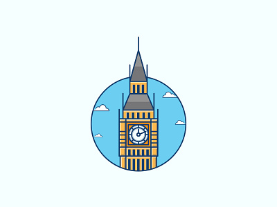 Big Ben Design branding clean design graphic design illustration logo vector
