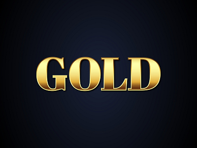 Gold Gradient Effect branding clean design graphic design illustration logo typography vector