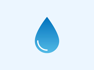 Water Drop Design branding clean design graphic design illustration logo vector