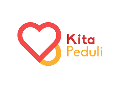 Kita Peduli Community Logo branding branding and identity branding design design app logo minimal simple logo