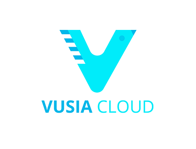 Vusia Cloud Logo brand design branding branding and identity branding identity design icon illustration logo logo mark minimal minimalist logo simple logo