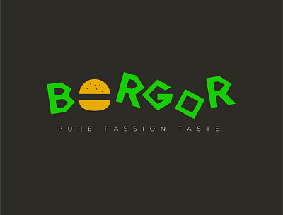 Borgor Logo icon minimal minimalist minimalist logo simple logo wordmark