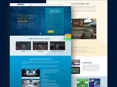 Landing KMJK UI design illustration web