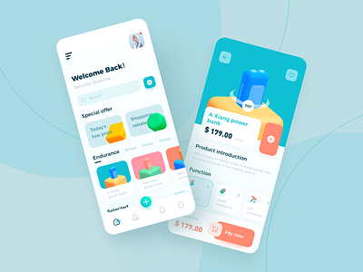 E-commerce App app design ui