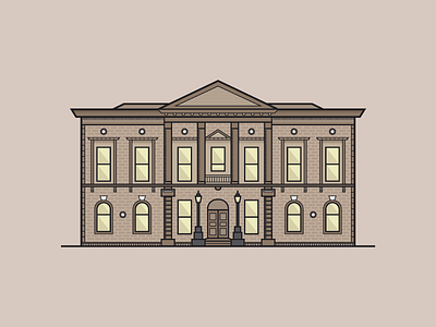 Town Hall Illustration