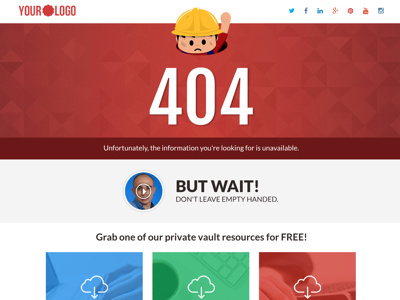 404 ERROR PAGE, Resources Library & Vault for Content Delivery clickfunnels download kajabi landing pages lead magnet leadpages marketing minisite ui website wordpress