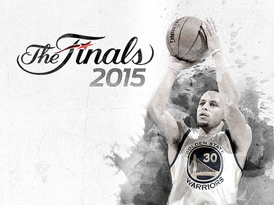 NBA Finals - Curry digital art illustration nba photoshop retouching steph curry