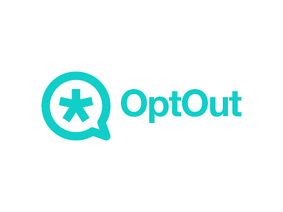 OptOut logo asterix brand branding bright browser design feminist green identity logo minimal optout web