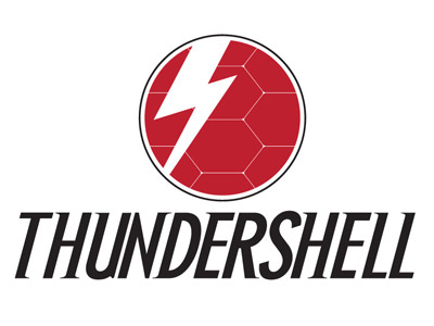 Thundershell Logo lightning logo red thunder turtle shell