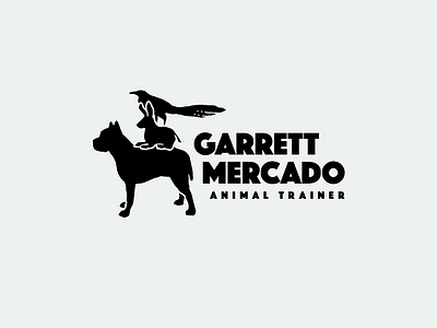 Garrett Mercado - Animal Trainer animal trainer branding dog harmony logo pitbull