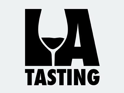 LA Tasting branding logo wine wine tasting