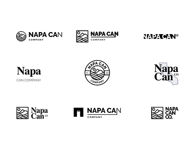 Napa Can Company - 2nd Pass branding can canning logo napa