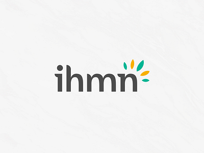 IHMN Logo design branding logo logo design logotype nature naturopathy school type typedesign vector