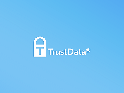 TrustData® Logo Concept concept corporate data logo logo concept padlock security software