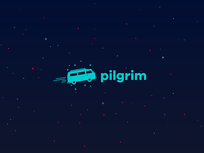 Pilgrim Studio Final Logo branding creative creative studio design studio pilgrim spaceship studio t2 universe van visual identity volkswagen