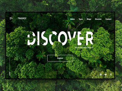 Tourism website design figma typography ui ux website design