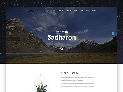 Sadharon - Creative Portfolio Template agency creative css3 html html5 minimal portfolio professional design ui ux webdesign
