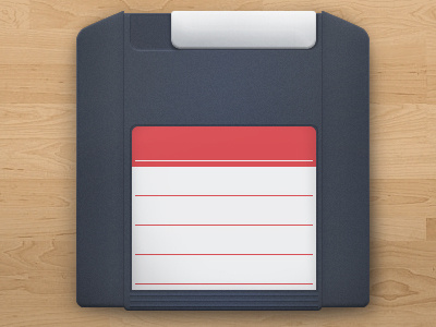 ZipDisk office obsolete icon plastic zipdisk illustration rebound