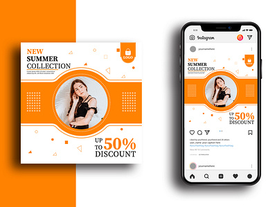 instagram banner Post discount bannar facebook ad facebook banner instagram post new summer banner social media banner