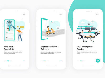 Doctor Consultation App by Rhasya Rizqi on Dribbble