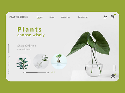 plant shop UI design | brizmi