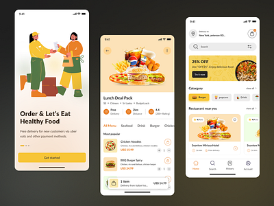 Fast food App Design