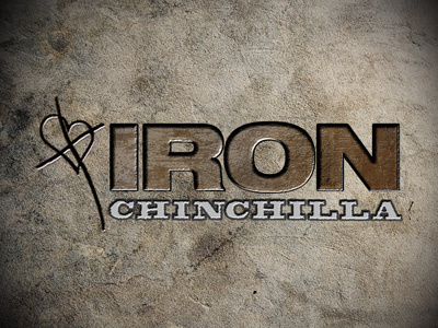 IRON Chinchilla Logo graphic design logo