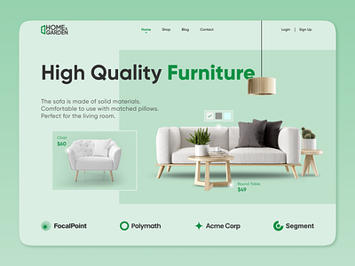 Furniture Website Hero Section 2d case study concept creative creativity daily ui daily ui design design furniture hero section landing page ui ui design web web design web page