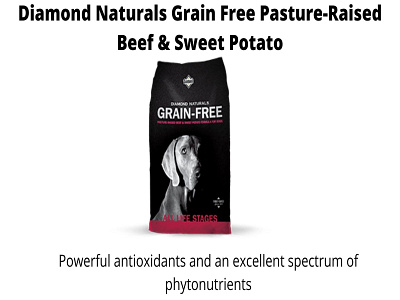 Pasture-Raised Beef & Sweet Potato diamond dog food near me diamond natural dog treats diamond naturals grain free beef