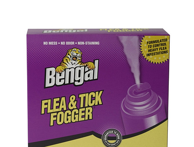 Bengal Flea & Tick Fogger 6 bengal flea fogger bengal non flammable dry fogger bengal roach spray safety bengal spray