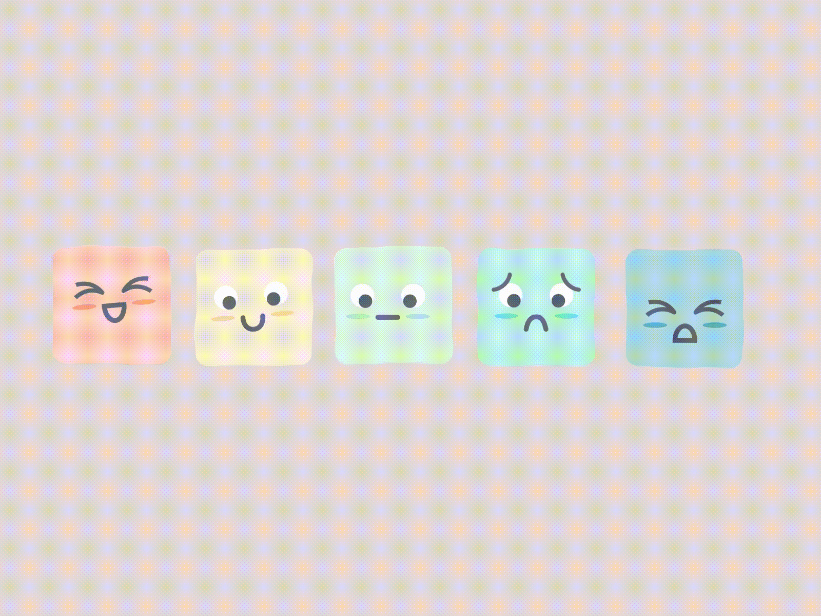 This is a group of emoji by Echoin-Y on Dribbble