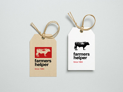 Farmers Helper Brand Mark Package brand brand mark identity illustration logo product packaging vector