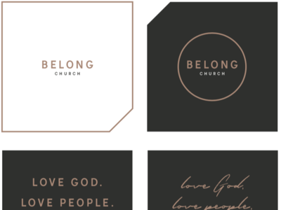 Belong Church | Brand Package