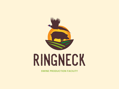 Logo design for Ringneck agriculture brandidentity branding farm logo farming graphic design illustration logo logo design nature vector