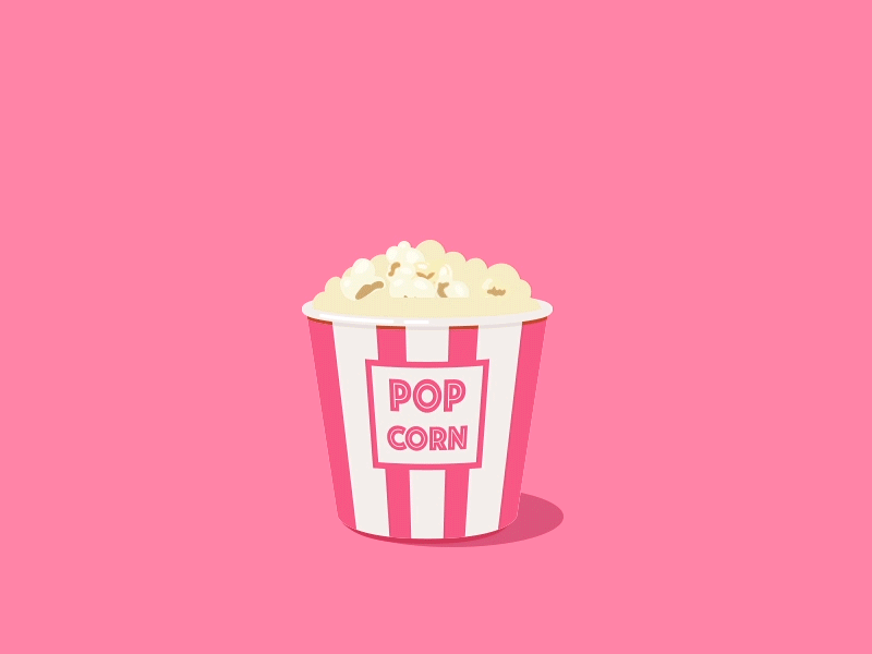 Popcorn aftereffects illustrator