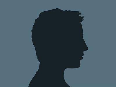 Silhouette auto portrait design profile silhouette