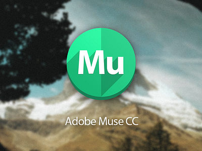 Adobe Muse CC flat icon adobe cc cloud creative design flat icon mac muse software ui