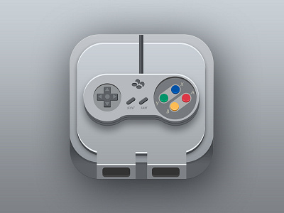 Nintendo 2 apple game gaming icon ui ios ipad iphone nintendo snes